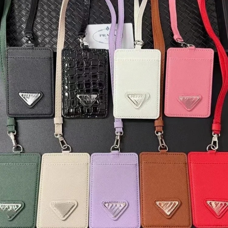 European and American big-name card holder, card holder, work ID card holder, lanyard, neck card holder, document bag, student ID card, unisex