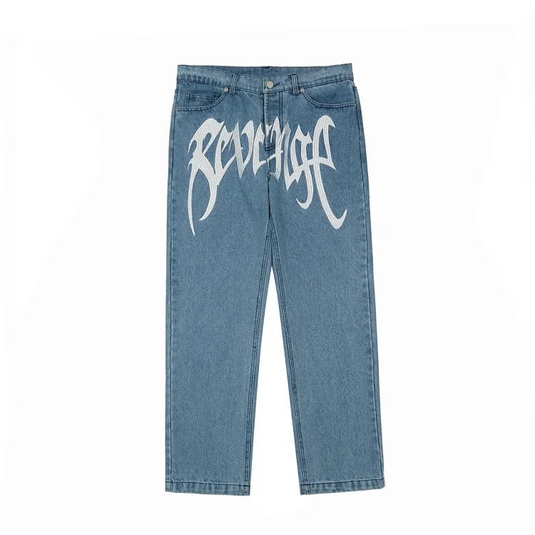Fashionable and versatile jeans 004 image 4