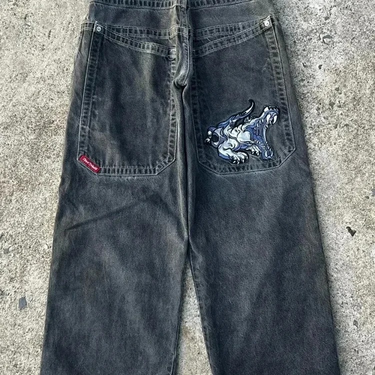 Fashionable and versatile jeans 004 image 5