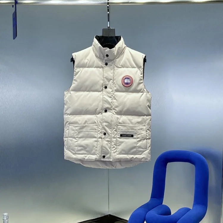 2024 Vest Mens Autumn and Warm Thickened Down Jacket Stand Collar Sleeveless Waistcoat Couple Style(pic3) 2024 Vest Men's Autumn and Warm Thickened Down Jacket Stand Collar Sleeveless Waistcoat Couple Style