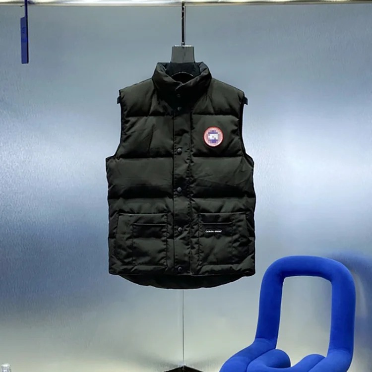 2024 Vest Mens Autumn and Warm Thickened Down Jacket Stand Collar Sleeveless Waistcoat Couple Style(pic5) 2024 Vest Men's Autumn and Warm Thickened Down Jacket Stand Collar Sleeveless Waistcoat Couple Style