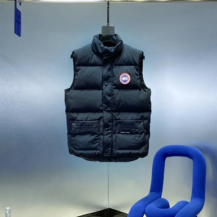 2024 Vest Mens Autumn and Warm Thickened Down Jacket Stand Collar Sleeveless Waistcoat Couple Style(pic6) 2024 Vest Men's Autumn and Warm Thickened Down Jacket Stand Collar Sleeveless Waistcoat Couple Style