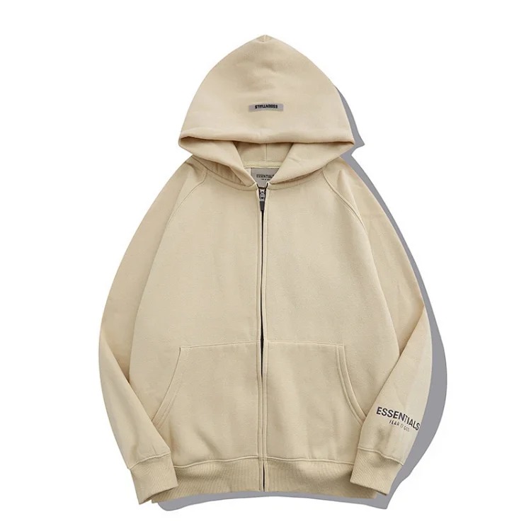 Multi-line Esse wholesale new trendy chest LOGO hooded sweatshirt FOGntials casual versatile hoodie-MLMLSPHO0202 image 31