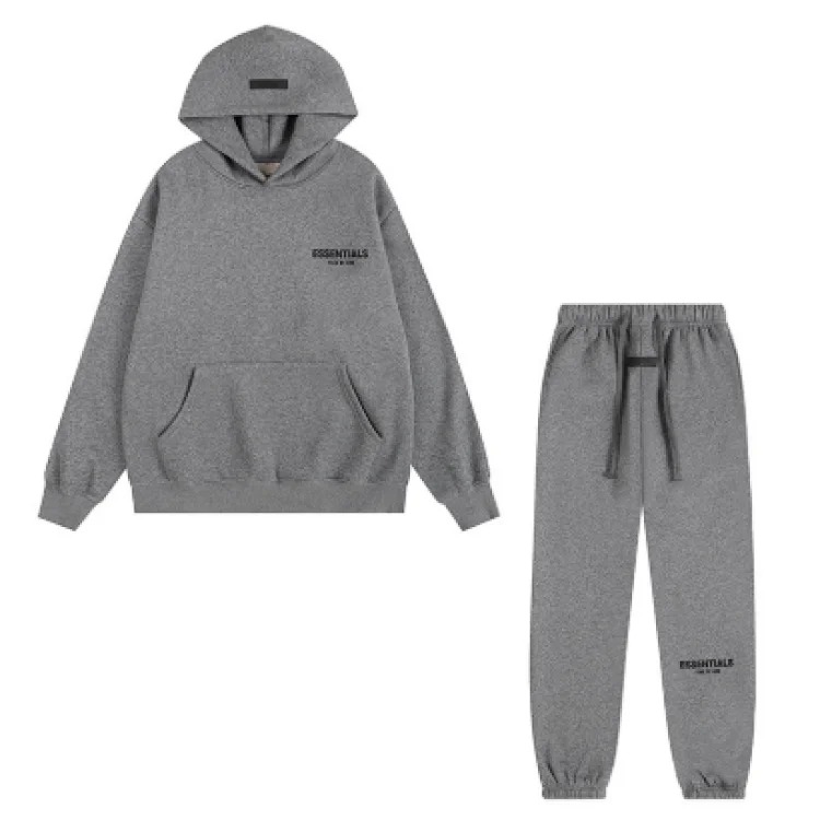 Multi-line Esse wholesale new trendy chest LOGO hooded sweatshirt FOGntials casual versatile hoodie-MLMLSPHO0202 image 39
