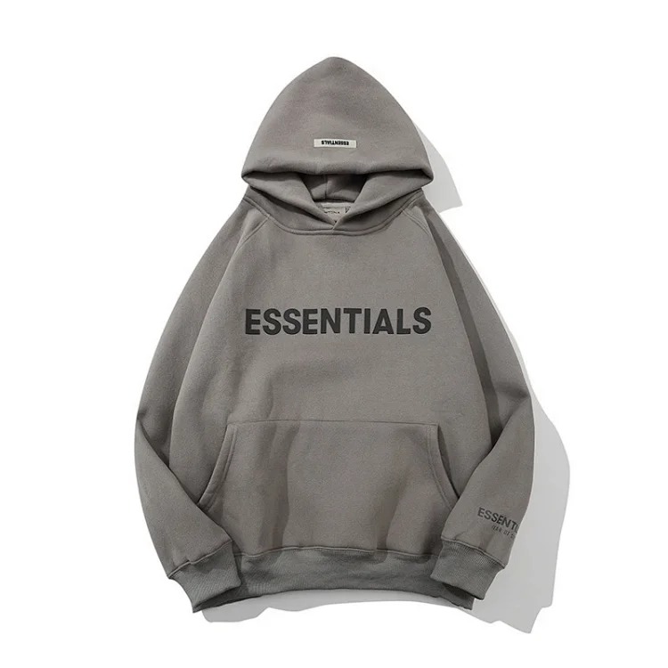 Multi-line Esse wholesale new trendy chest LOGO hooded sweatshirt FOGntials casual versatile hoodie-MLMLSPHO0202 image 3