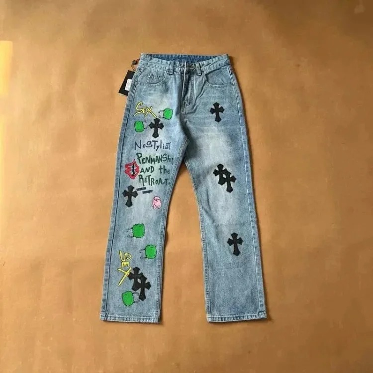 Fashionable versatile jeans 07 image 4