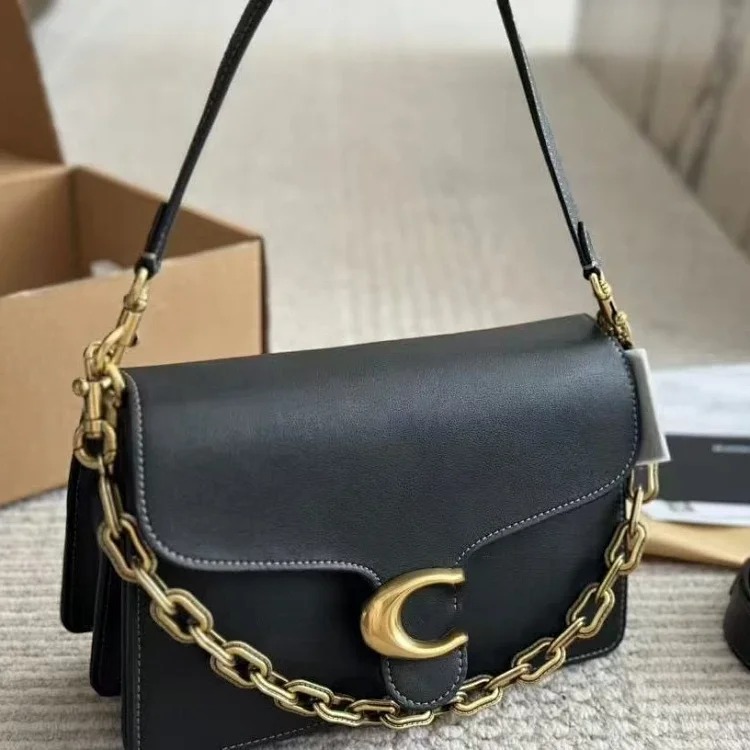 2025 Kou's new suede suede Chain tabby Bacchus bag single shoulder crossbody women's bag genuine leather square