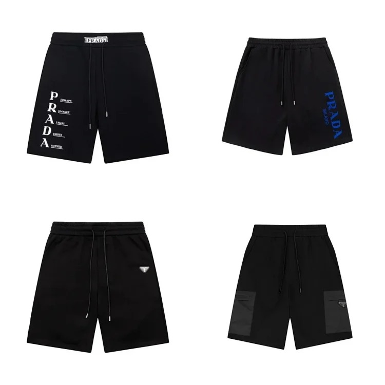 Prada American trendy versatile shorts-006