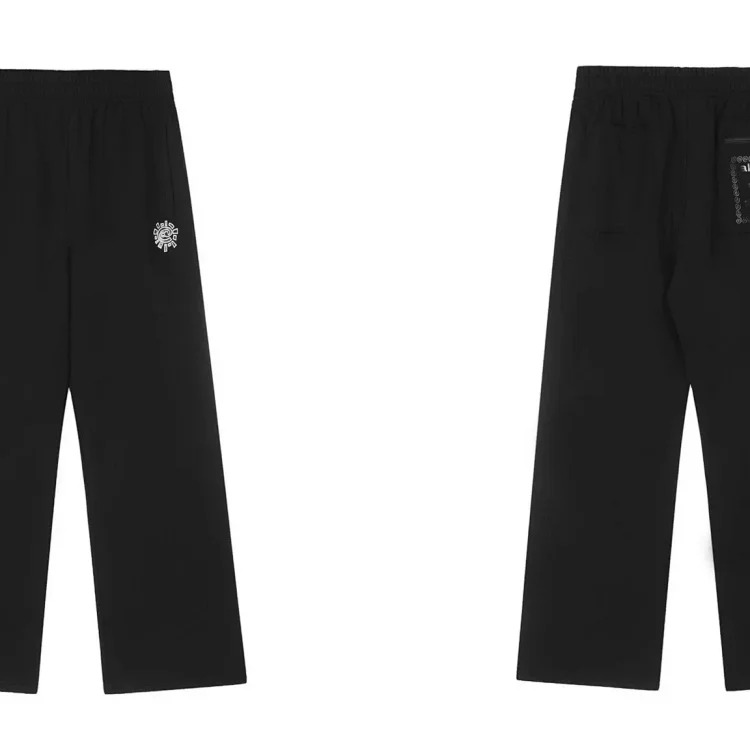 Sun roll plus velvet sweatpants hip-hop American retro high street loose casual sweatshirt-CY