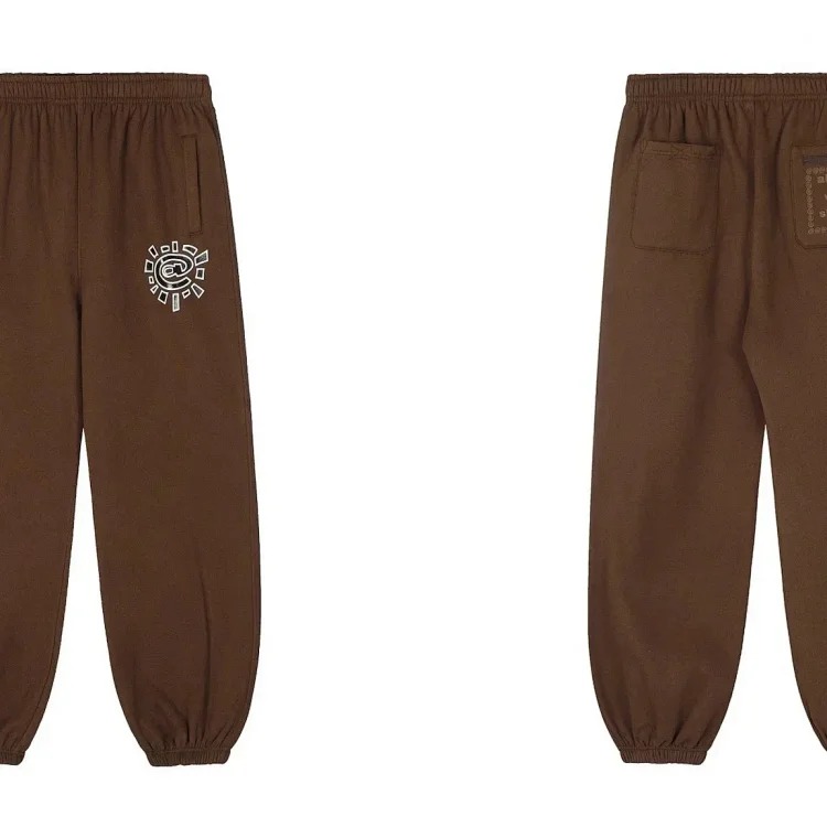 Sun roll plus velvet sweatpants hip-hop American retro high street loose casual sweatshirt-CY