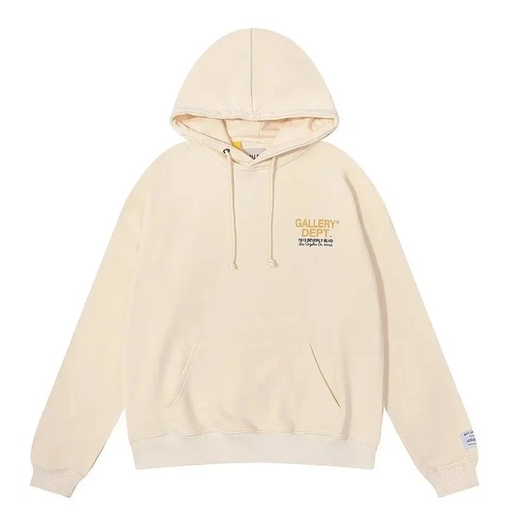 GALLERY DEPT, the niche beauty trend, Hollywood-limited James style hand-painted splash lettering hooded sweatshirt image 2