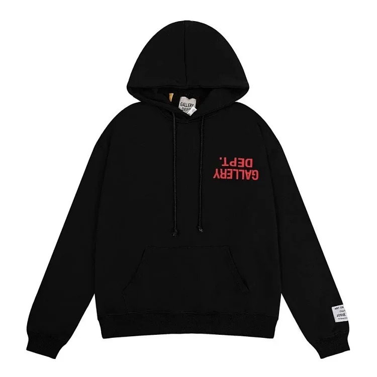 GALLERY DEPT, the niche beauty trend, Hollywood-limited James style hand-painted splash lettering hooded sweatshirt image 6