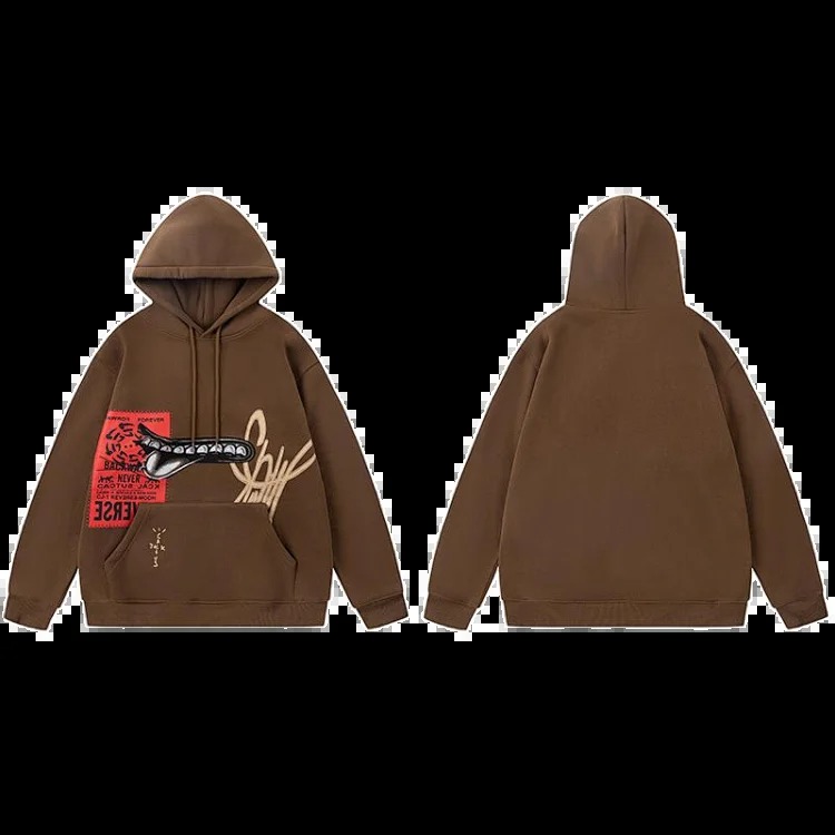 Travis Scott hooded sweatshirt