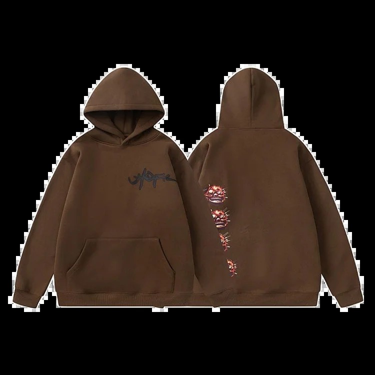 Travis Scott hooded sweatshirt