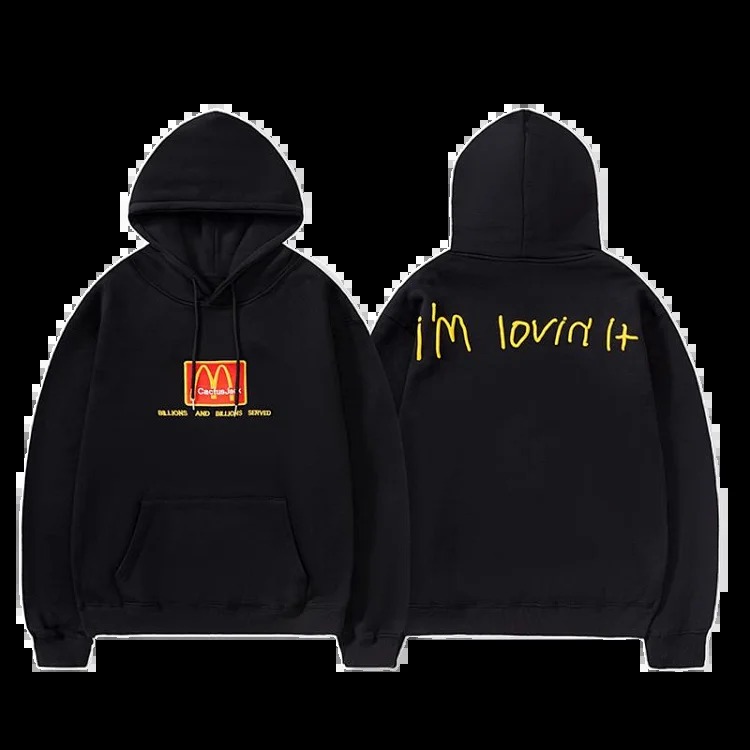 Travis Scott hooded sweatshirt