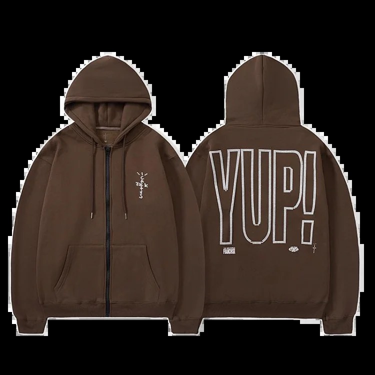 Travis Scott hooded sweatshirt