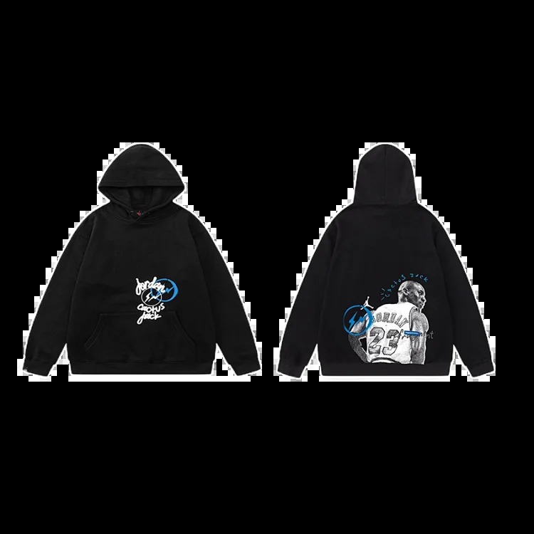 Travis Scott hooded sweatshirt