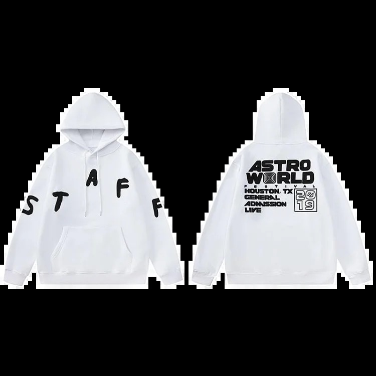 Travis Scott hooded sweatshirt