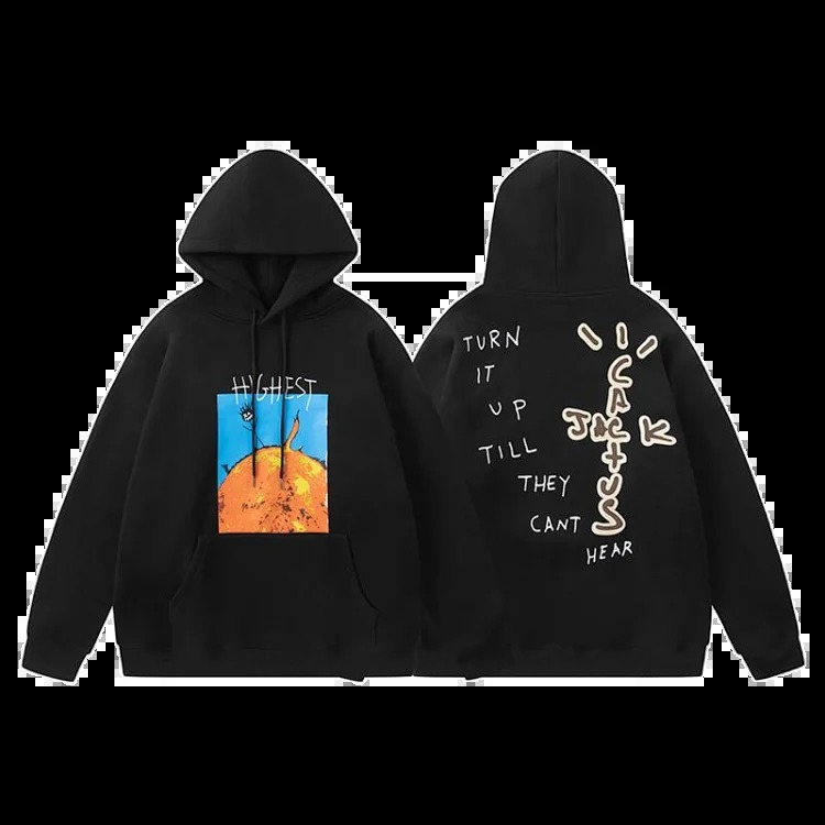 Travis Scott hooded sweatshirt