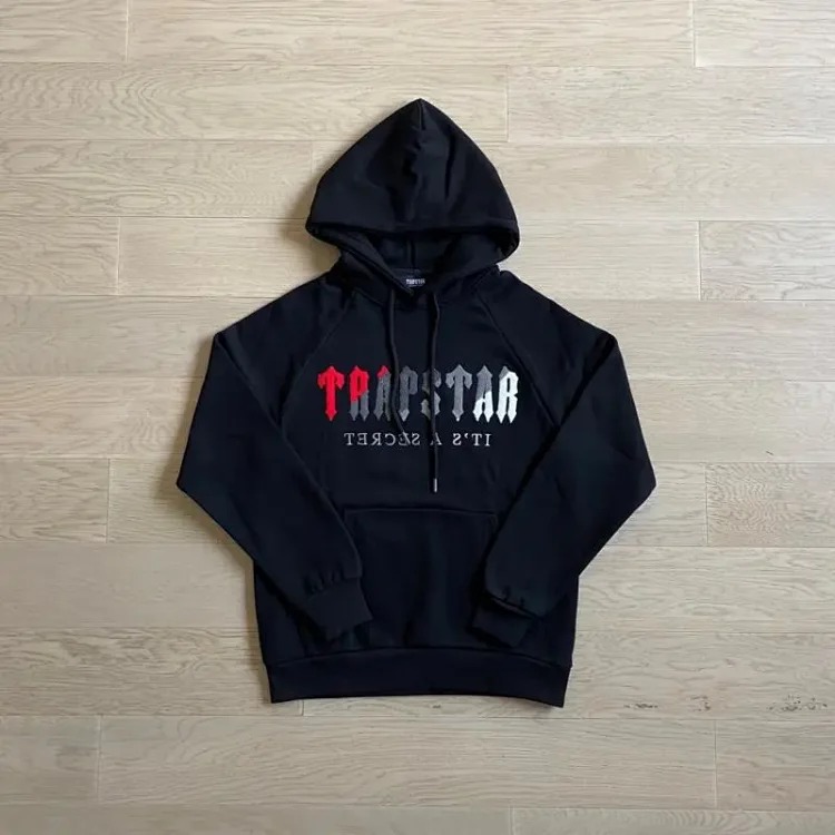 Tapstar Chenille Decoded Hooded Tracksuit Black