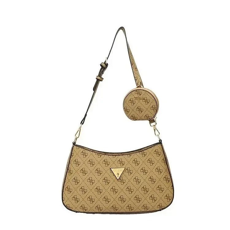 Gs simple print Guijia mother-in-law bag armpit bag dumpling bag fashionable crescent bag single shoulder handbag for women