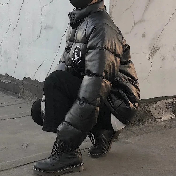 Joint wallet, ape head logo down jacket, cotton coat