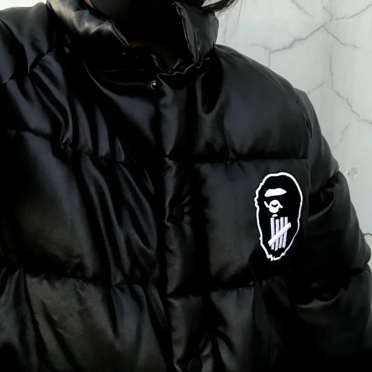 Joint wallet, ape head logo down jacket, cotton coat