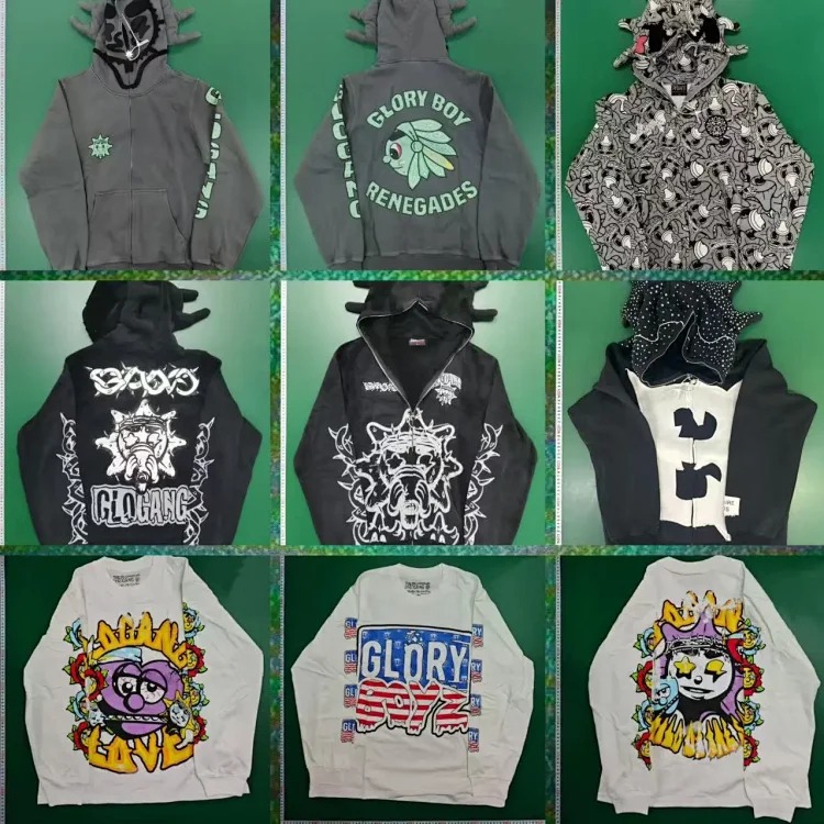 293- cartoon graffiti hip hop sweatshirts