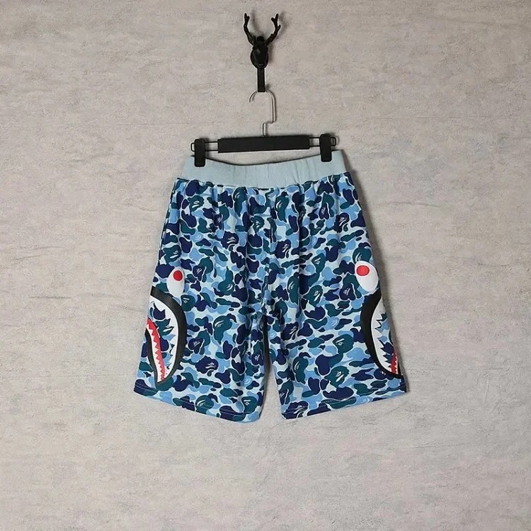 BPE Color Camo Shark Swea T Shorts