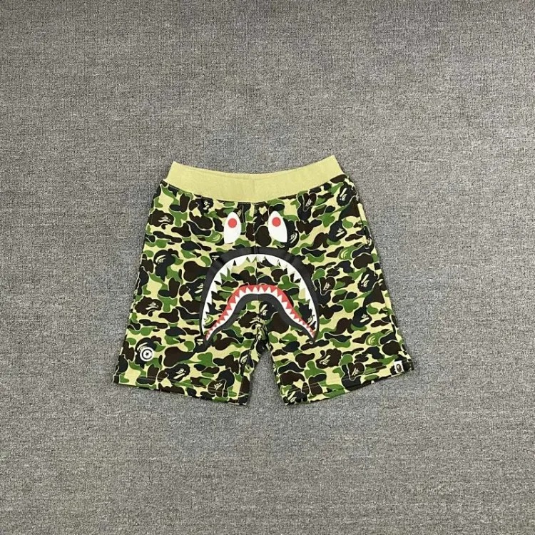 BPE Color Camo Shark Swea T Shorts image 3