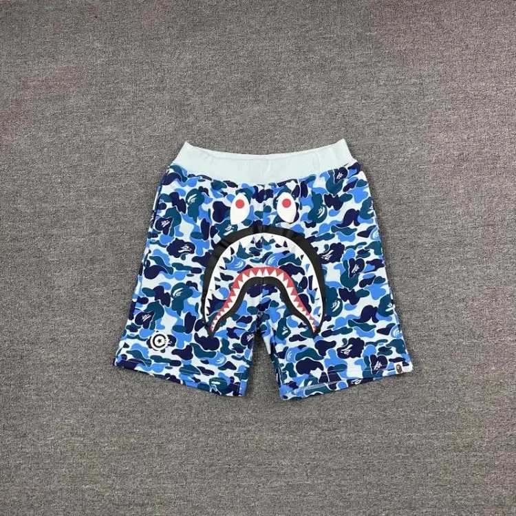 BPE Color Camo Shark Swea T Shorts image 4