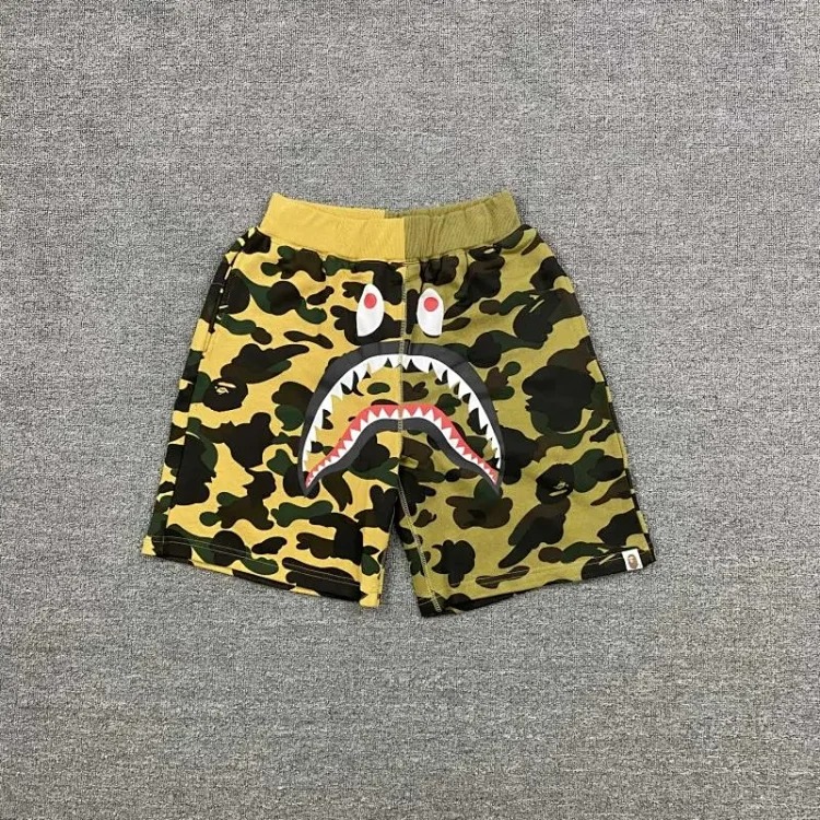 BPE Color Camo Shark Swea T Shorts image 6