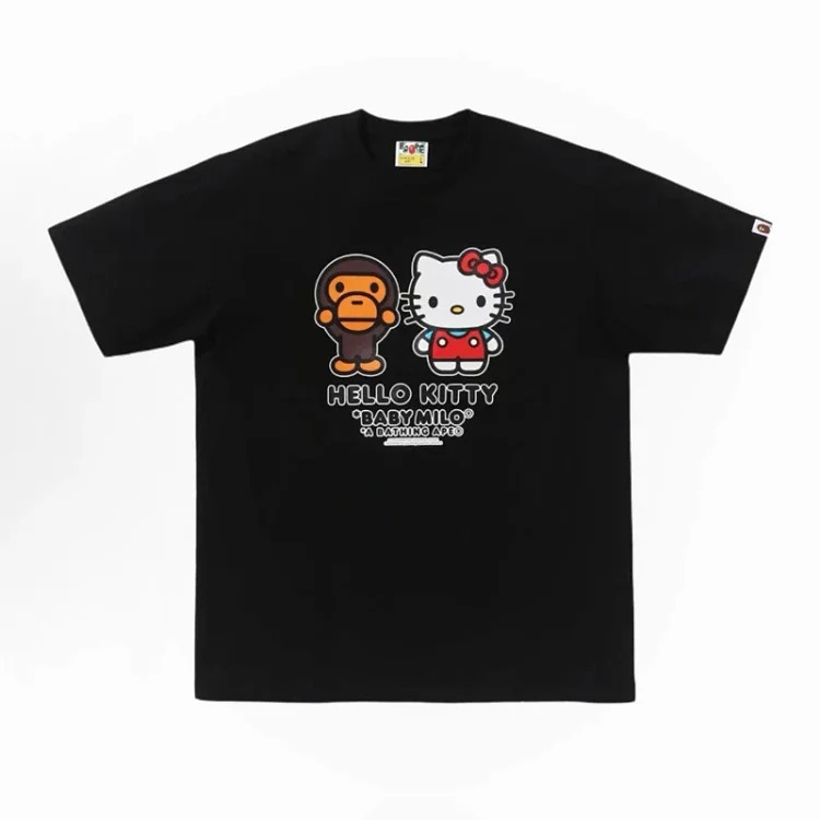 Trendy brand cross-border wholesale supply and foreign trade dropshipping 260g heavy BAE ape head shark short-sleeved T-shirt 21 image 3