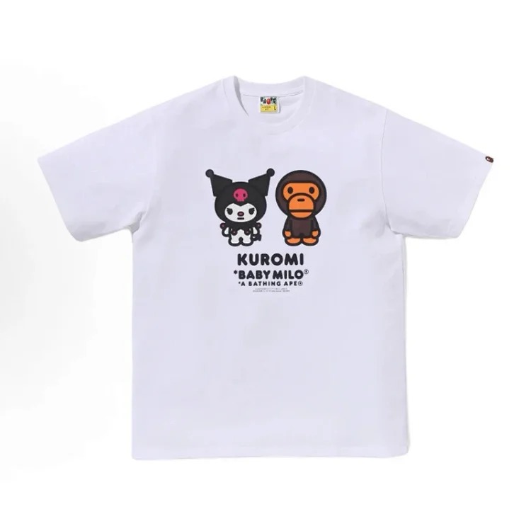 Trendy brand cross-border wholesale supply and foreign trade dropshipping 260g heavy BAE ape head shark short-sleeved T-shirt 21 image 4
