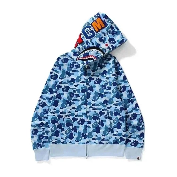 Printed fashion hooded jacket