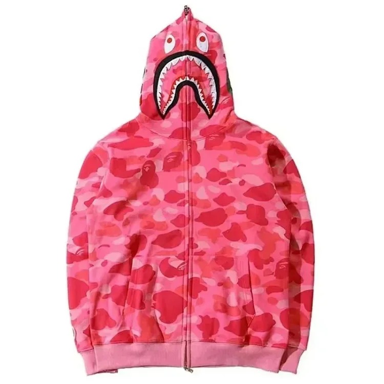 Printed fashion hooded jacket