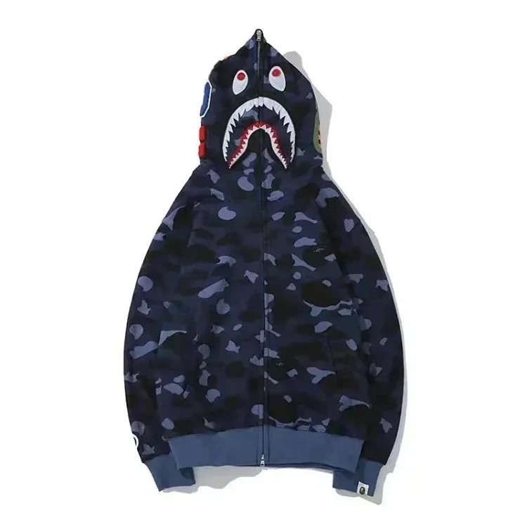 Printed fashion hooded jacket