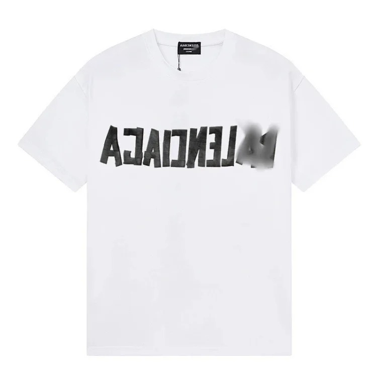 26s cross-border hot style classic stone Bajia T-shirt pattern round neck men and women same style island couple correct loose type image 3