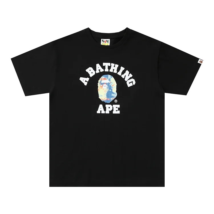 Cross-border foreign trade trendy short-sleeved men's letter printed American street pure cotton loose couple casual T-shirt half-sleeved shirt image 5