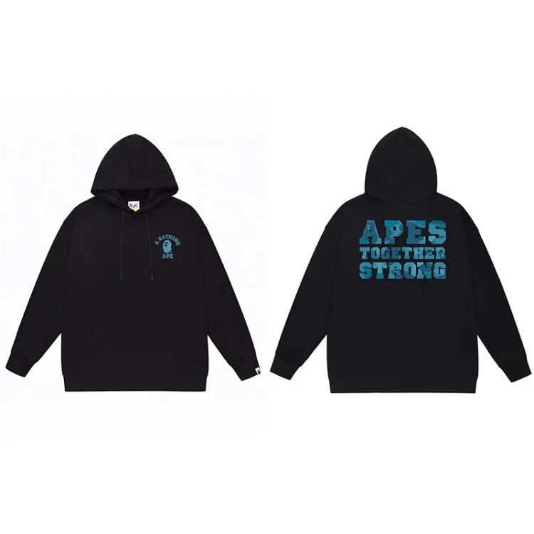 Shark pure cotton hooded sweatshirt, long-sleeved terry cloth sweatshirt image 3
