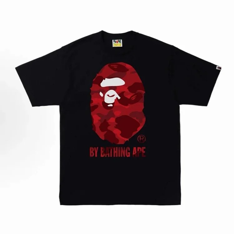 Cross-border supply foreign trade wholesale trendy brand BAPE ape-head short-sleeved 240g shark top T-shirt half-sleeved T-shirt 23 image 6