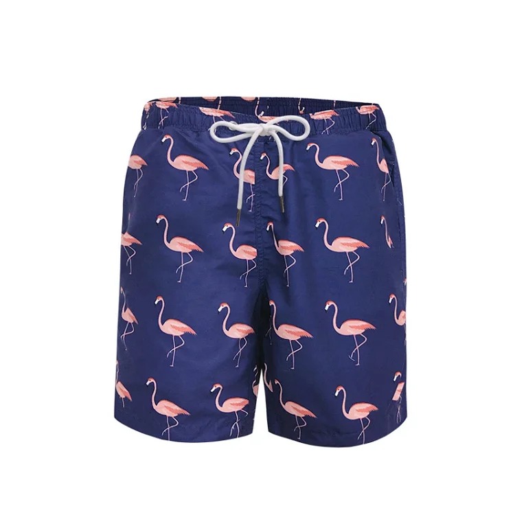 2026 European and American cross-border quick-drying men's beach shorts double-layer 3D digital printing beach shorts men's hot style image 2