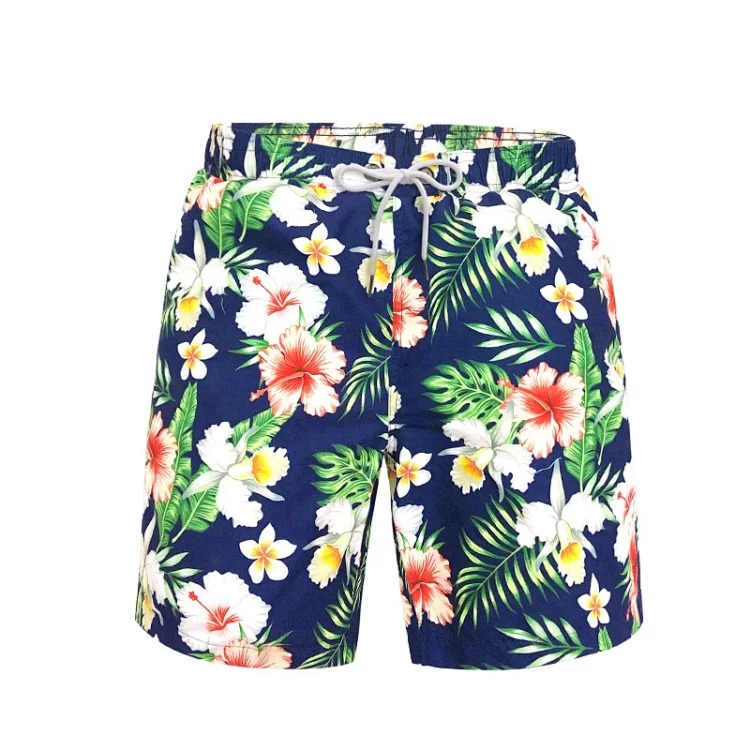 2026 European and American cross-border quick-drying men's beach shorts double-layer 3D digital printing beach shorts men's hot style image 6