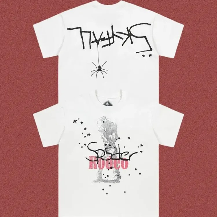 High TRAVISSCOTT short-sleeved 2025 joint limited edition West Coast trend TS same style T-shirt image 3