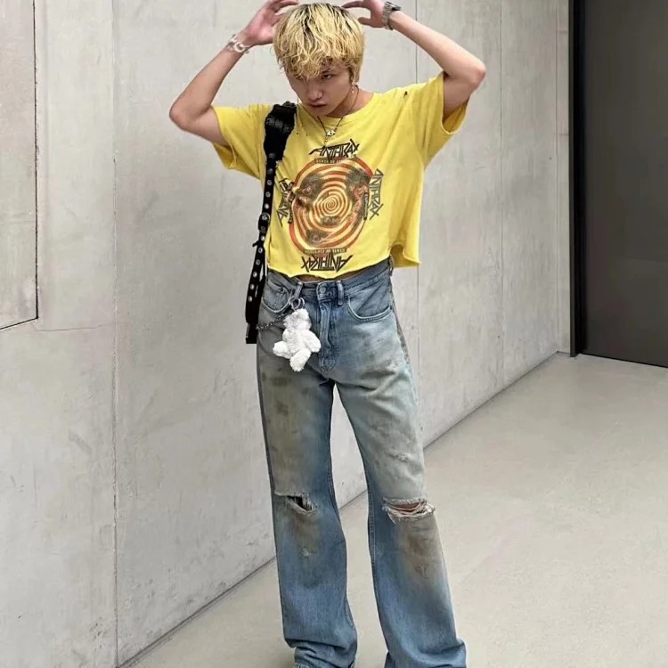 Straight Denim trouse