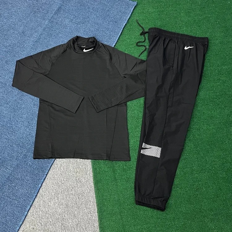 New autumn and winter quick-drying sports hooded windproof suit loose casual trousers men's thin quick-drying trousers image 2