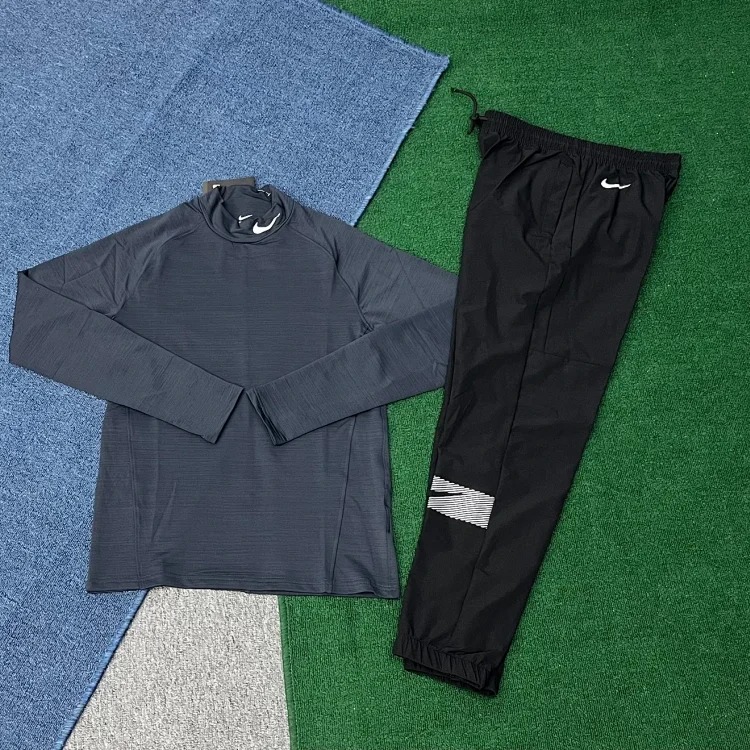 New autumn and winter quick-drying sports hooded windproof suit loose casual trousers men's thin quick-drying trousers image 3