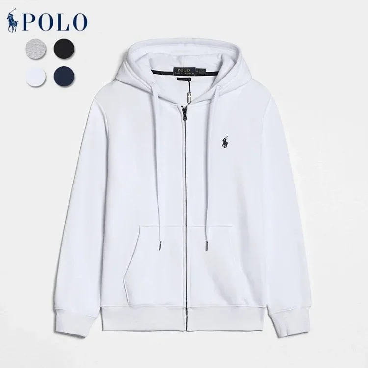 Fashion men's sweatshirt spring and zipper pullover cardigan sports hooded casual top long-sleeved coat pony image 2