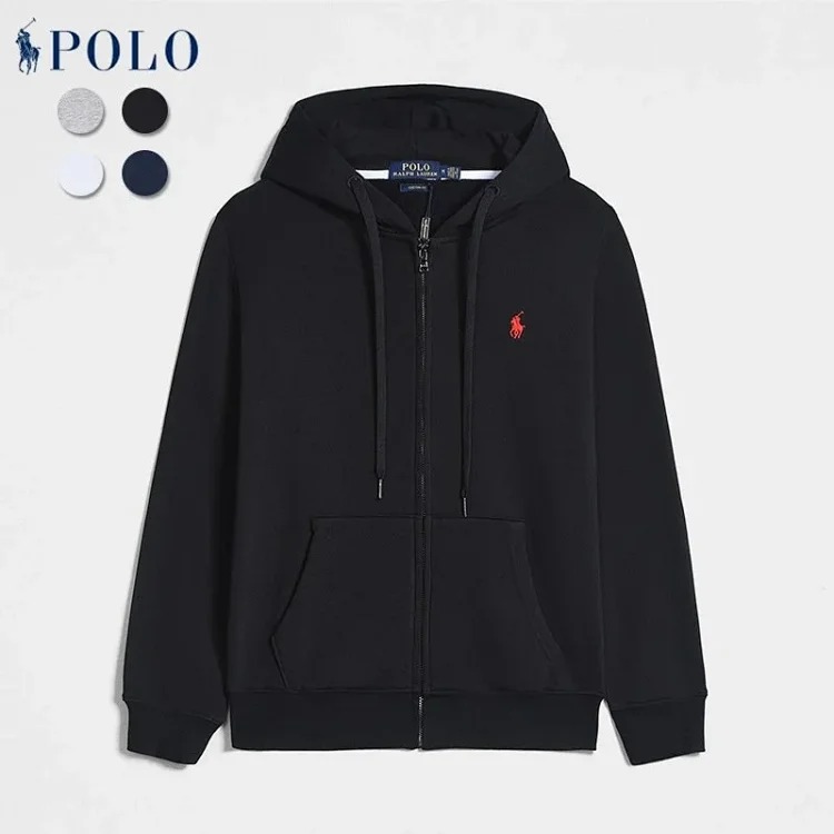 Fashion men's sweatshirt spring and zipper pullover cardigan sports hooded casual top long-sleeved coat pony image 4