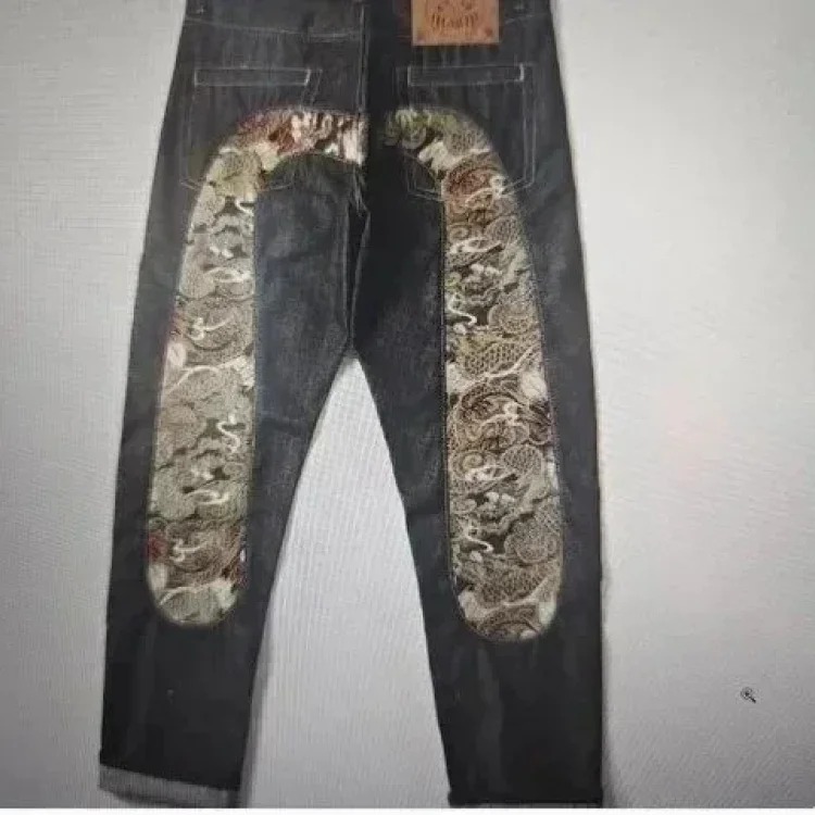 KK12-TOP quality fashionable retro hip-hop jeans image 3